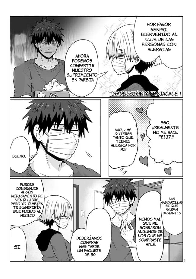 Uzaki-chan wa Asobitai! Capitulo 96: Kouhai y la fiebre del heno. página 9