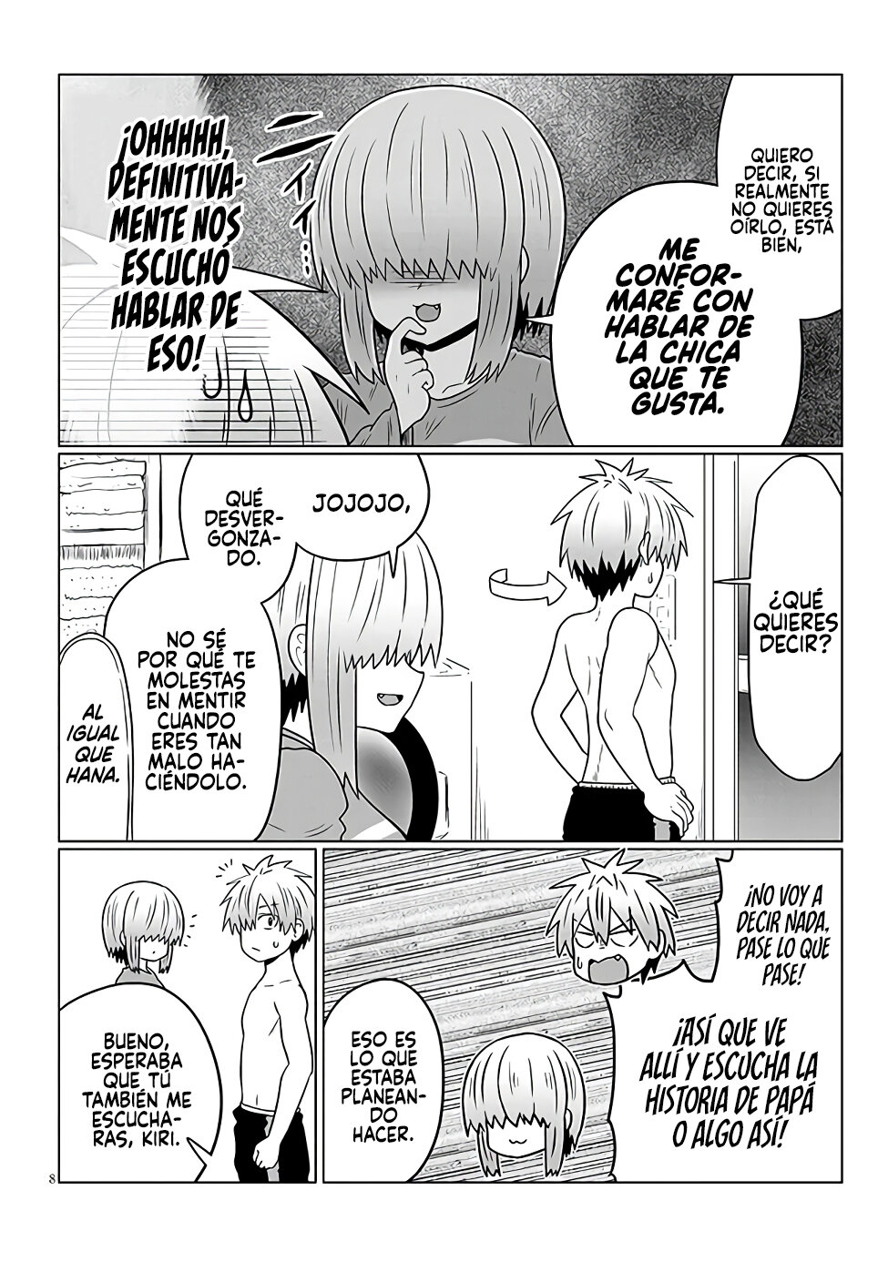 Uzaki-chan wa Asobitai! Capitulo 97 página 9