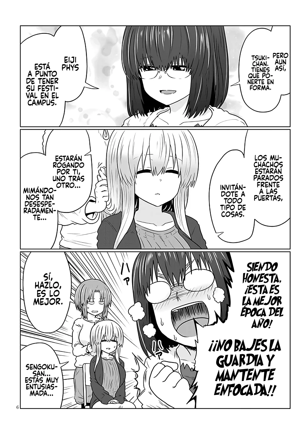 Uzaki-chan wa Asobitai! Capitulo 98 página 8