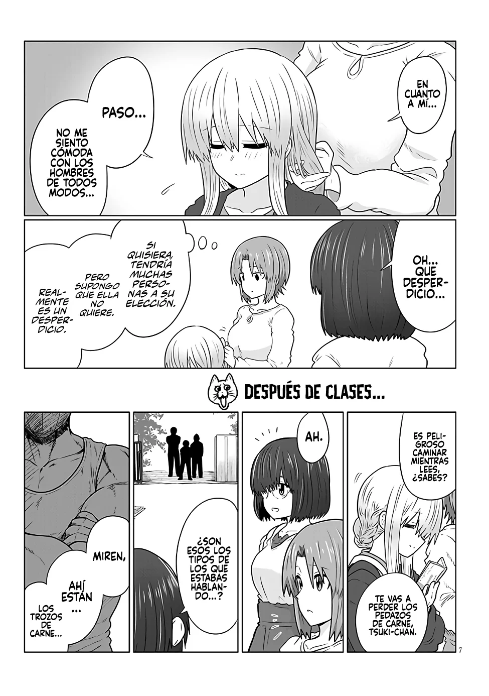Uzaki-chan wa Asobitai! Capitulo 98 página 9