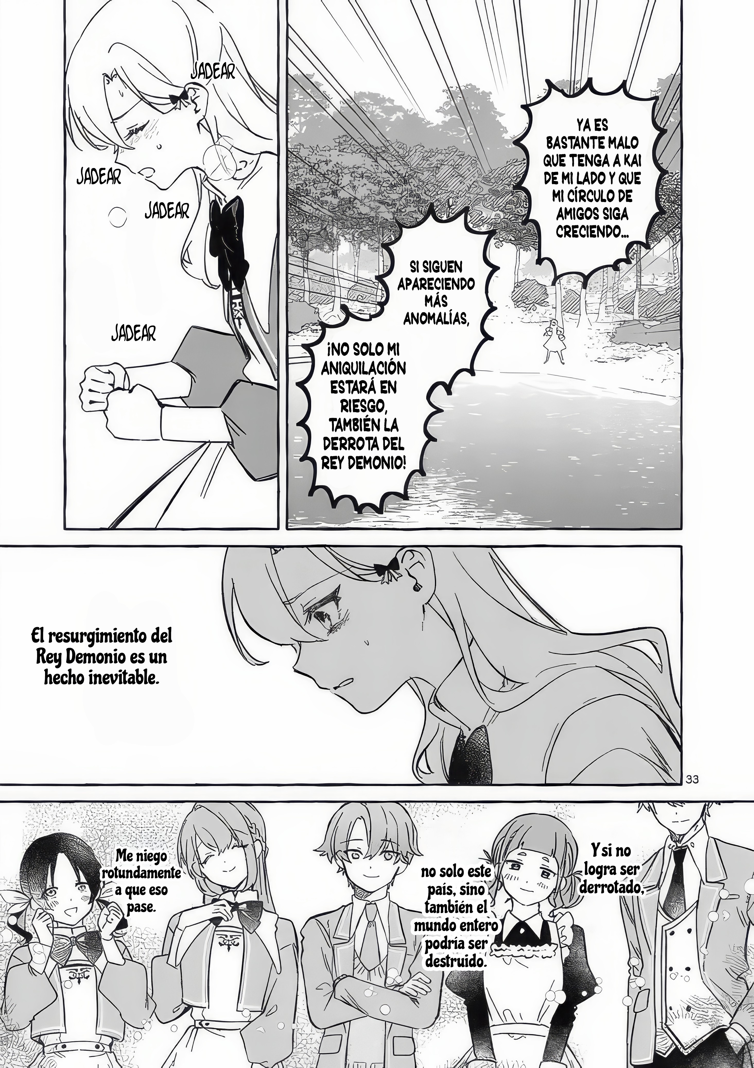 Hametsu o Hikaeta Akuyaku Reijō ga Muri Shite Heroine wo Enjita Kekka Taida na Yosei ga Akogare Nanoni, Daini Oji no Dekiai Route ni Konwakuchu Capitulo 10 página 36