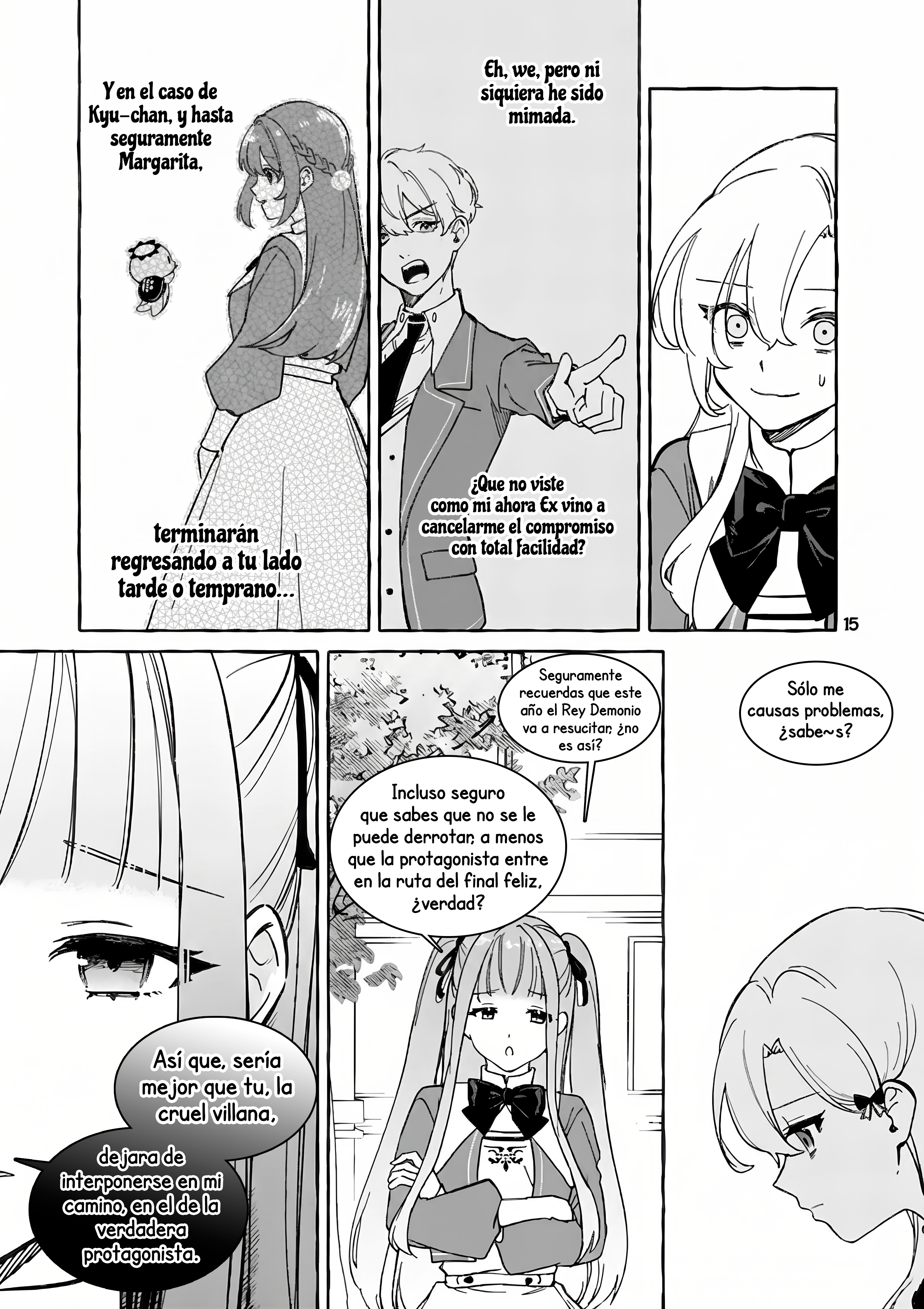 Hametsu o Hikaeta Akuyaku Reijō ga Muri Shite Heroine wo Enjita Kekka Taida na Yosei ga Akogare Nanoni, Daini Oji no Dekiai Route ni Konwakuchu Capitulo 11.2 página 6