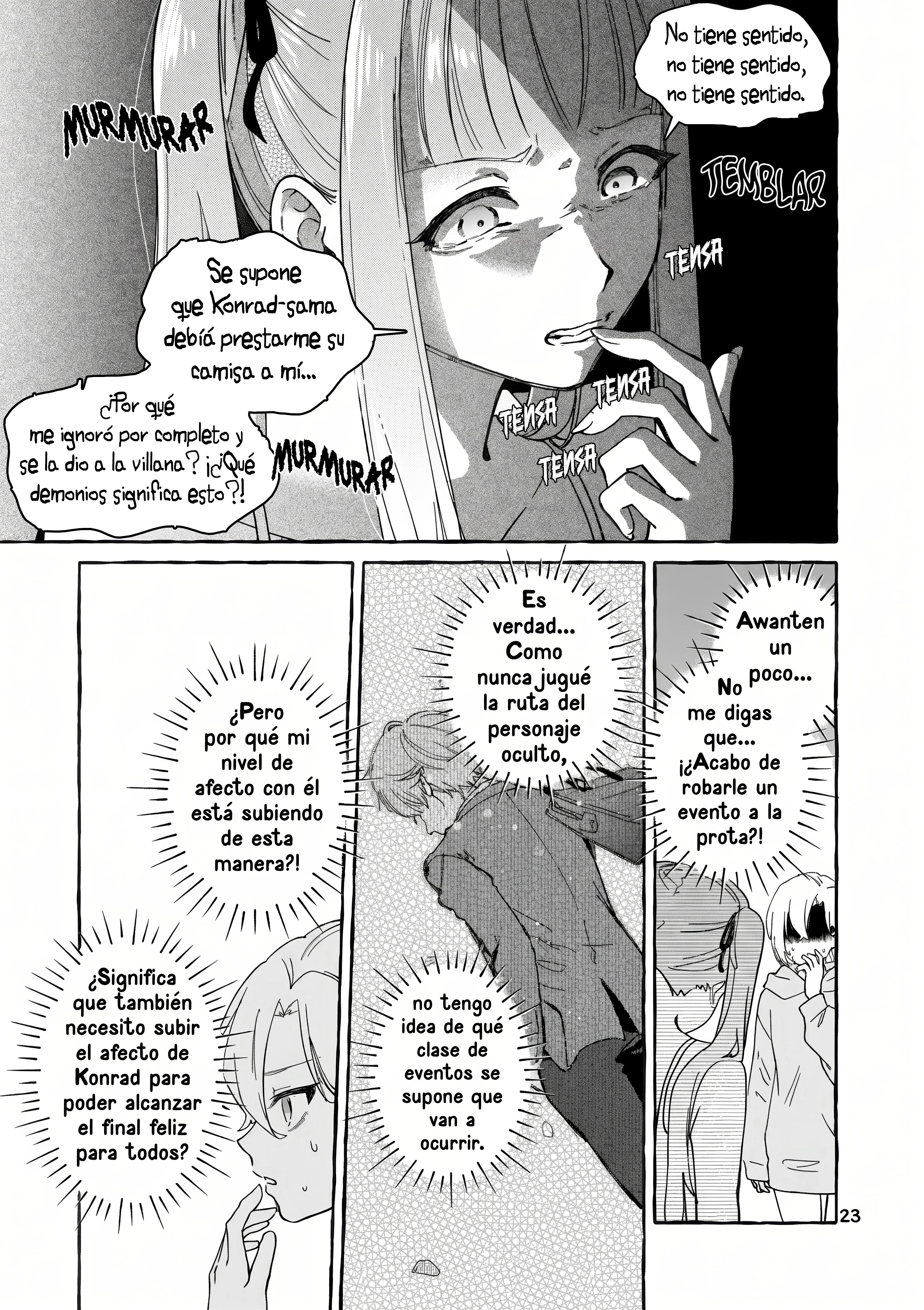 Hametsu o Hikaeta Akuyaku Reijō ga Muri Shite Heroine wo Enjita Kekka Taida na Yosei ga Akogare Nanoni, Daini Oji no Dekiai Route ni Konwakuchu Capitulo 12.2 página 14