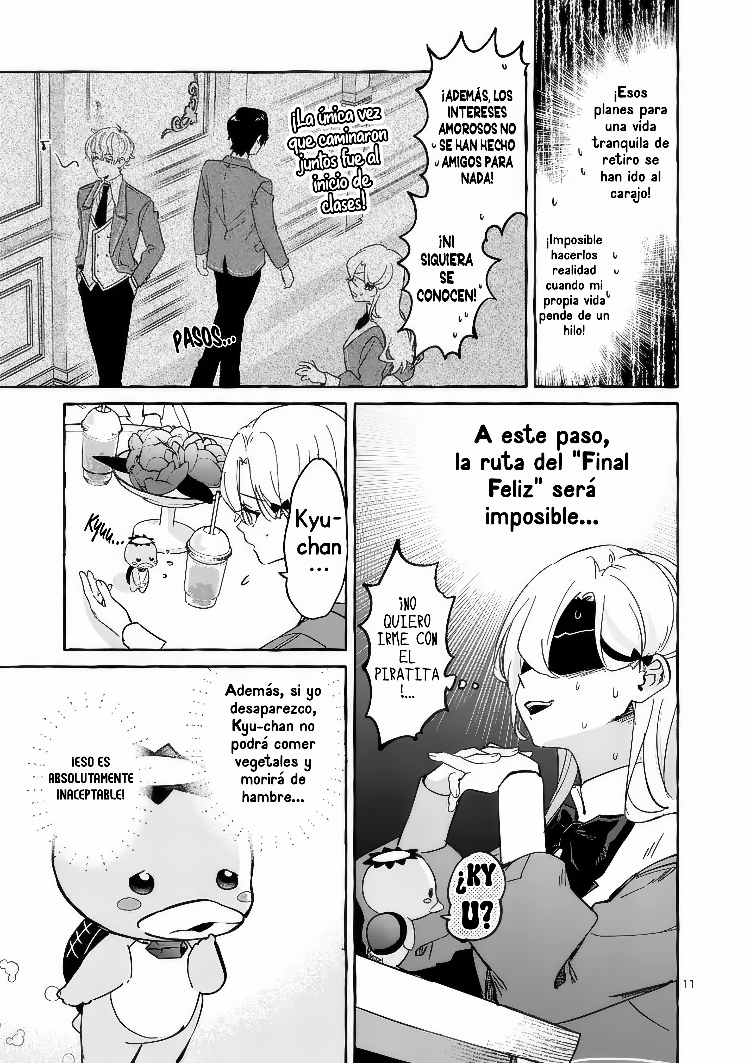 Hametsu o Hikaeta Akuyaku Reijō ga Muri Shite Heroine wo Enjita Kekka Taida na Yosei ga Akogare Nanoni, Daini Oji no Dekiai Route ni Konwakuchu Capitulo 7 página 14