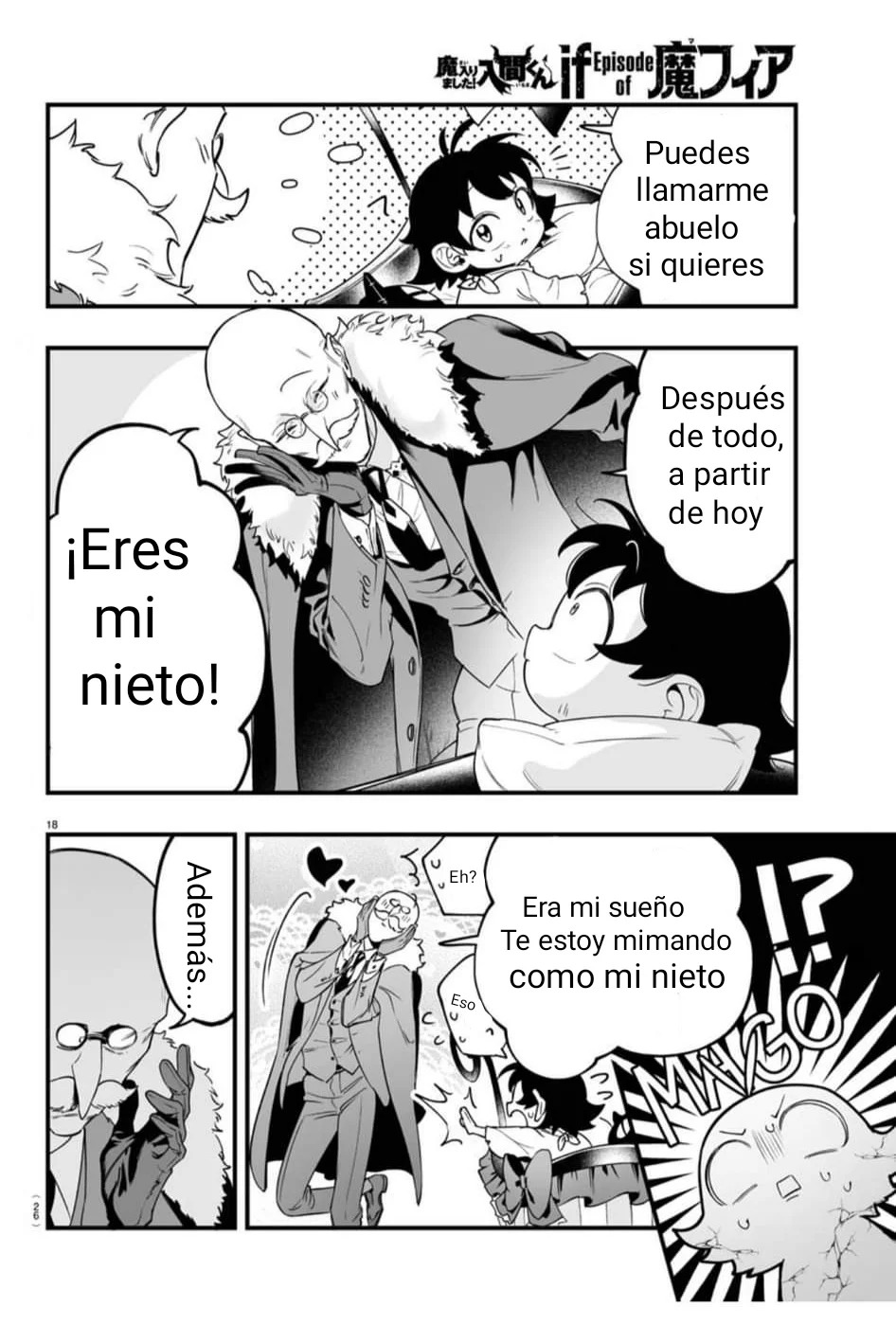 Iruma-kun: if mafia Capitulo 1: Iruma-kun de la Mafia página 19