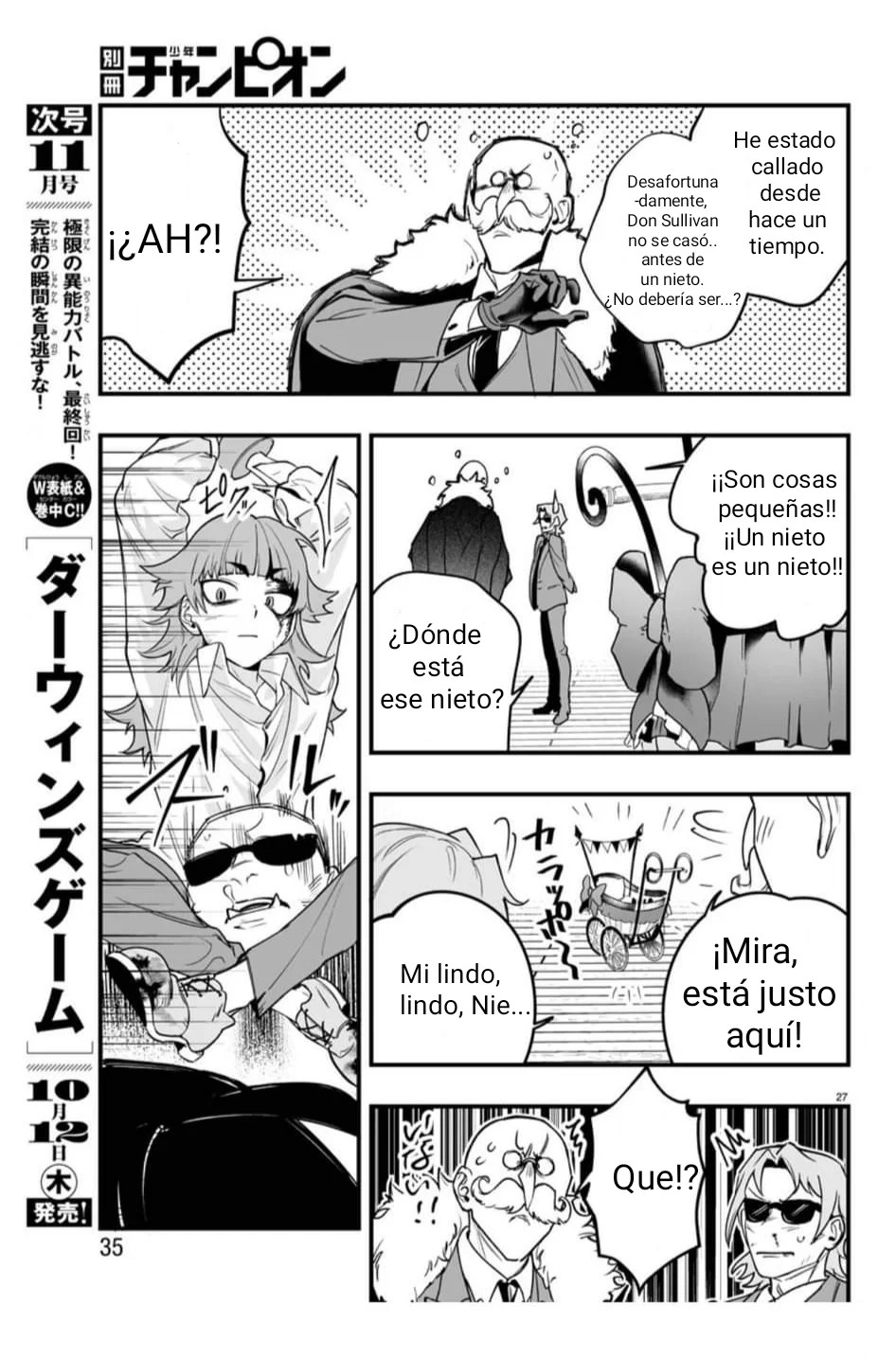 Iruma-kun: if mafia Capitulo 1: Iruma-kun de la Mafia página 28