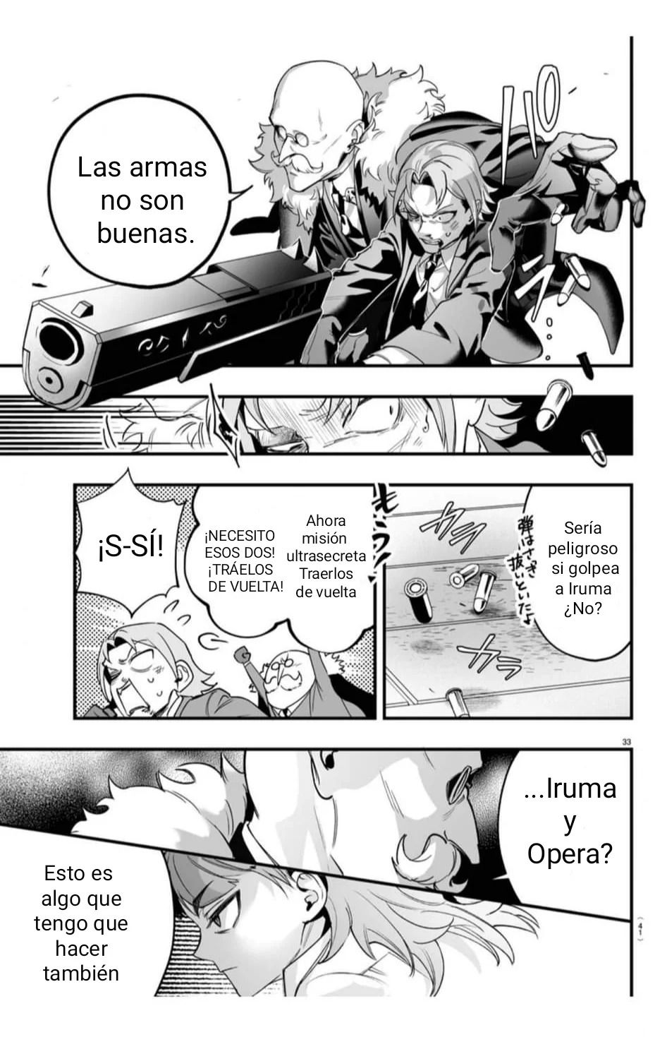 Iruma-kun: if mafia Capitulo 1: Iruma-kun de la Mafia página 34