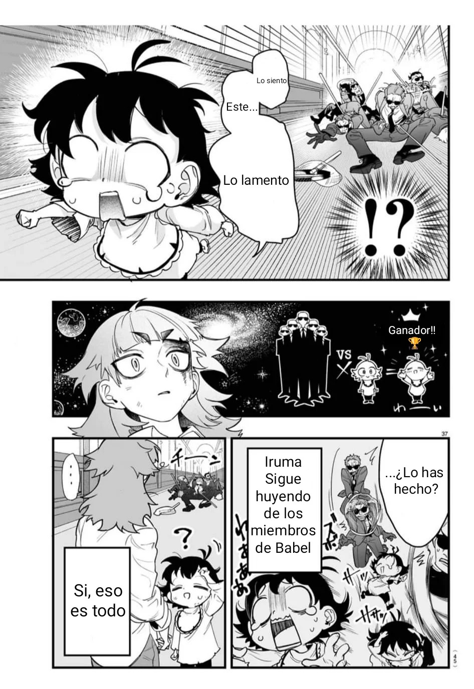 Iruma-kun: if mafia Capitulo 1: Iruma-kun de la Mafia página 38
