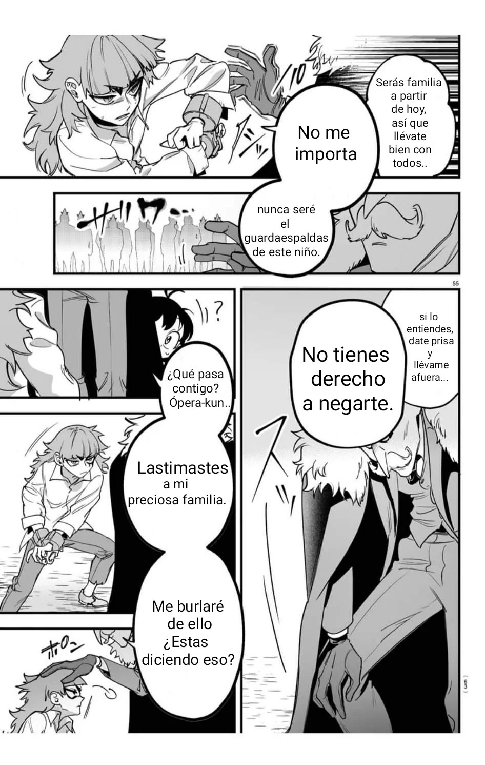 Iruma-kun: if mafia Capitulo 1: Iruma-kun de la Mafia página 55