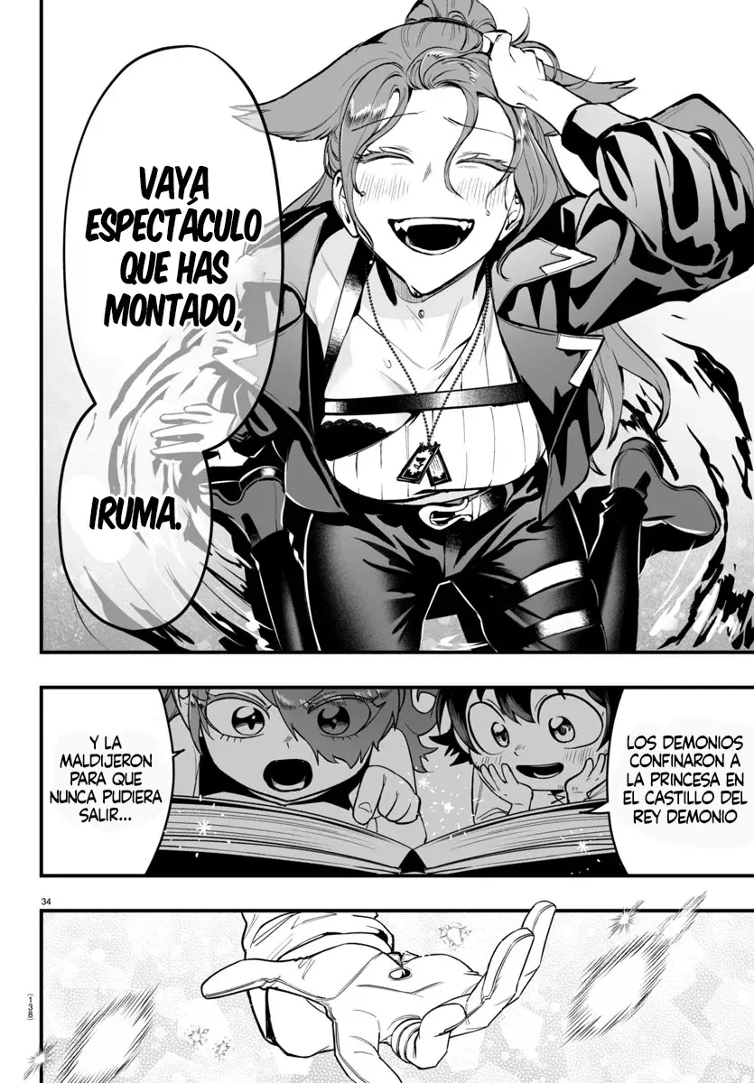 Iruma-kun: if mafia Capitulo 10: Caballero página 34