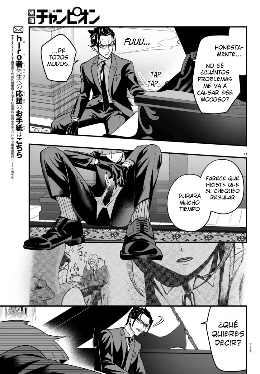 Iruma-kun: if mafia Capitulo 11: Un brindis página 11