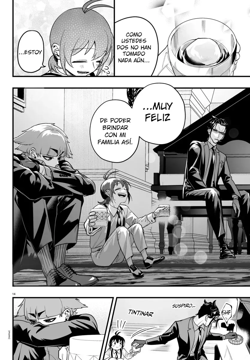 Iruma-kun: if mafia Capitulo 11: Un brindis página 14