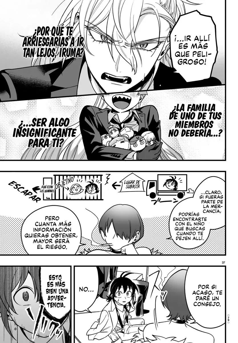 Iruma-kun: if mafia Capitulo 12: Determinación de Mano Derecha página 36