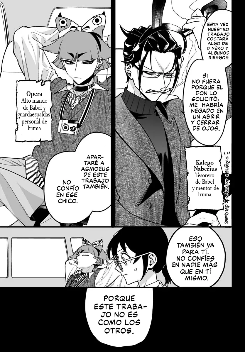 Iruma-kun: if mafia Capitulo 12: Determinación de Mano Derecha página 4