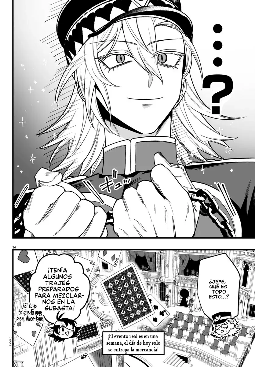 Iruma-kun: if mafia Capitulo 13: Alice en el país de la justicia página 26