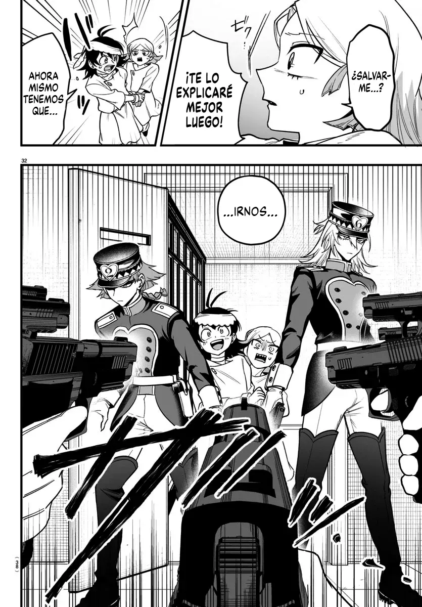 Iruma-kun: if mafia Capitulo 13: Alice en el país de la justicia página 34