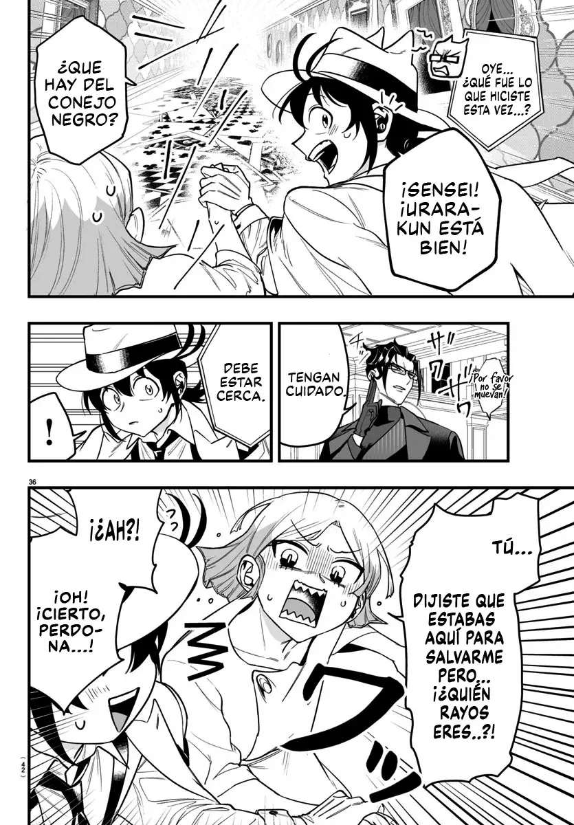 Iruma-kun: if mafia Capitulo 13: Alice en el país de la justicia página 37