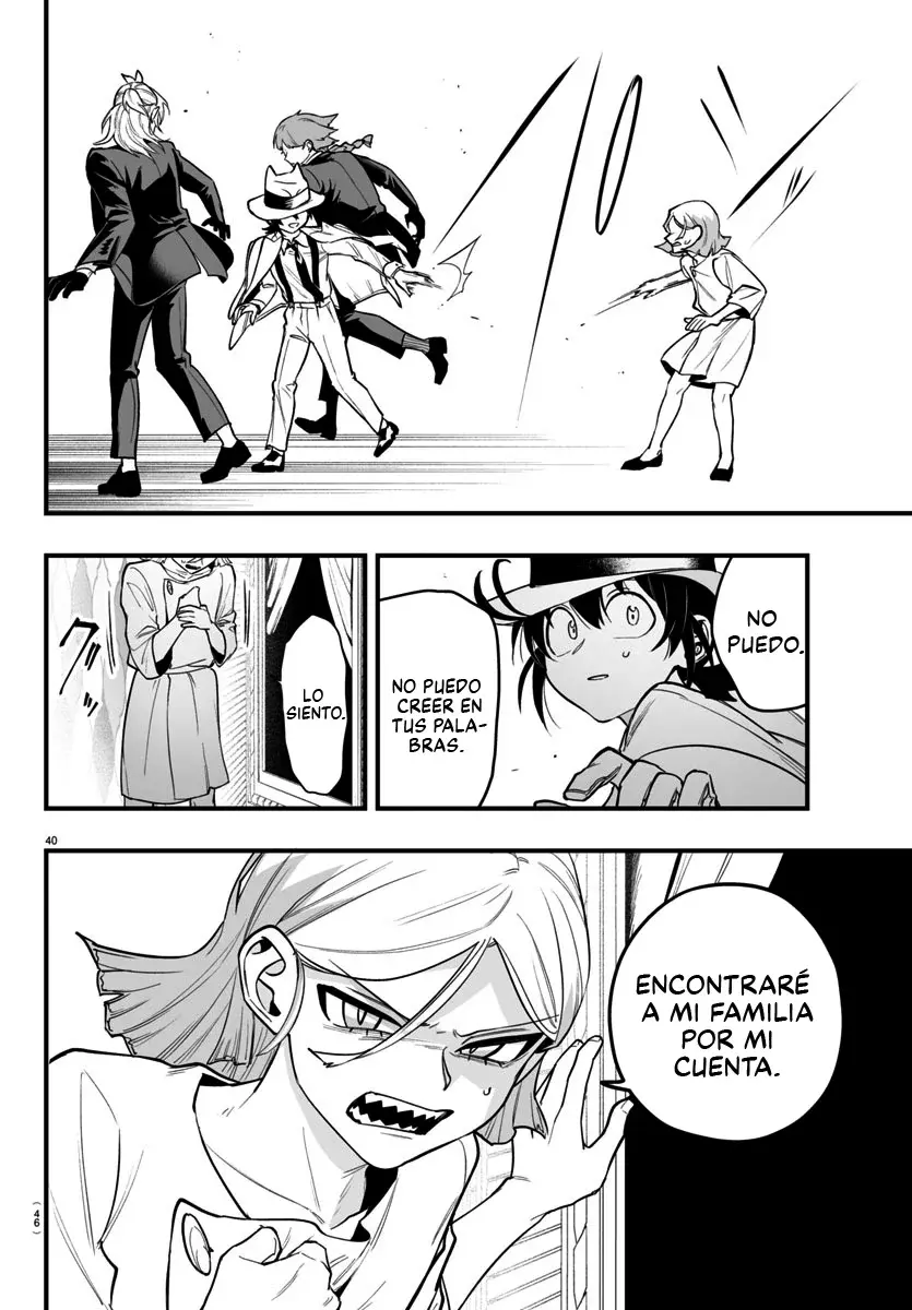 Iruma-kun: if mafia Capitulo 13: Alice en el país de la justicia página 41
