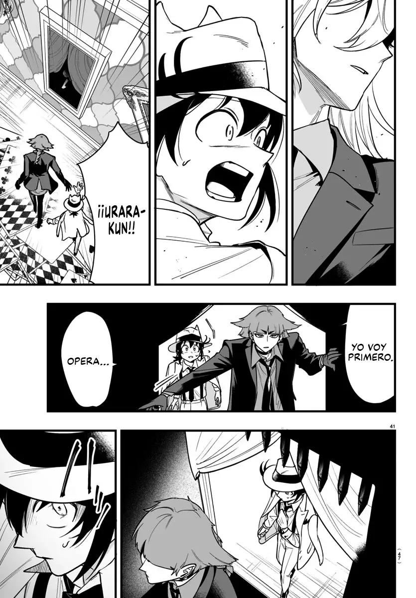 Iruma-kun: if mafia Capitulo 13: Alice en el país de la justicia página 42