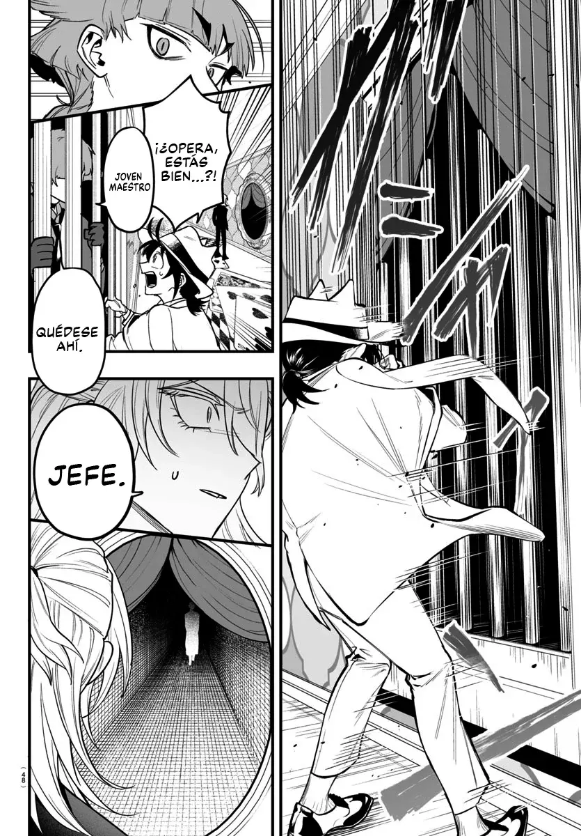 Iruma-kun: if mafia Capitulo 13: Alice en el país de la justicia página 43
