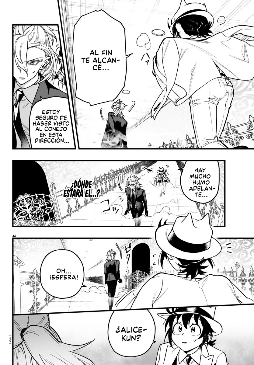 Iruma-kun: if mafia Capitulo 13: Alice en el país de la justicia página 45