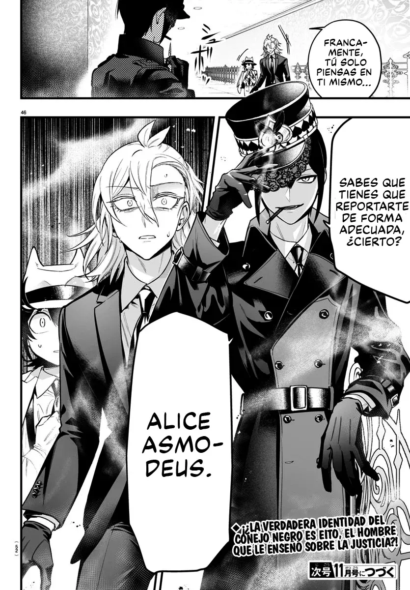 Iruma-kun: if mafia Capitulo 13: Alice en el país de la justicia página 47