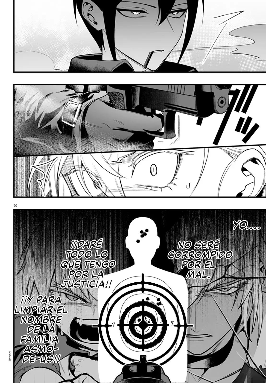 Iruma-kun: if mafia Capitulo 14: De rojo hay que pintar página 23
