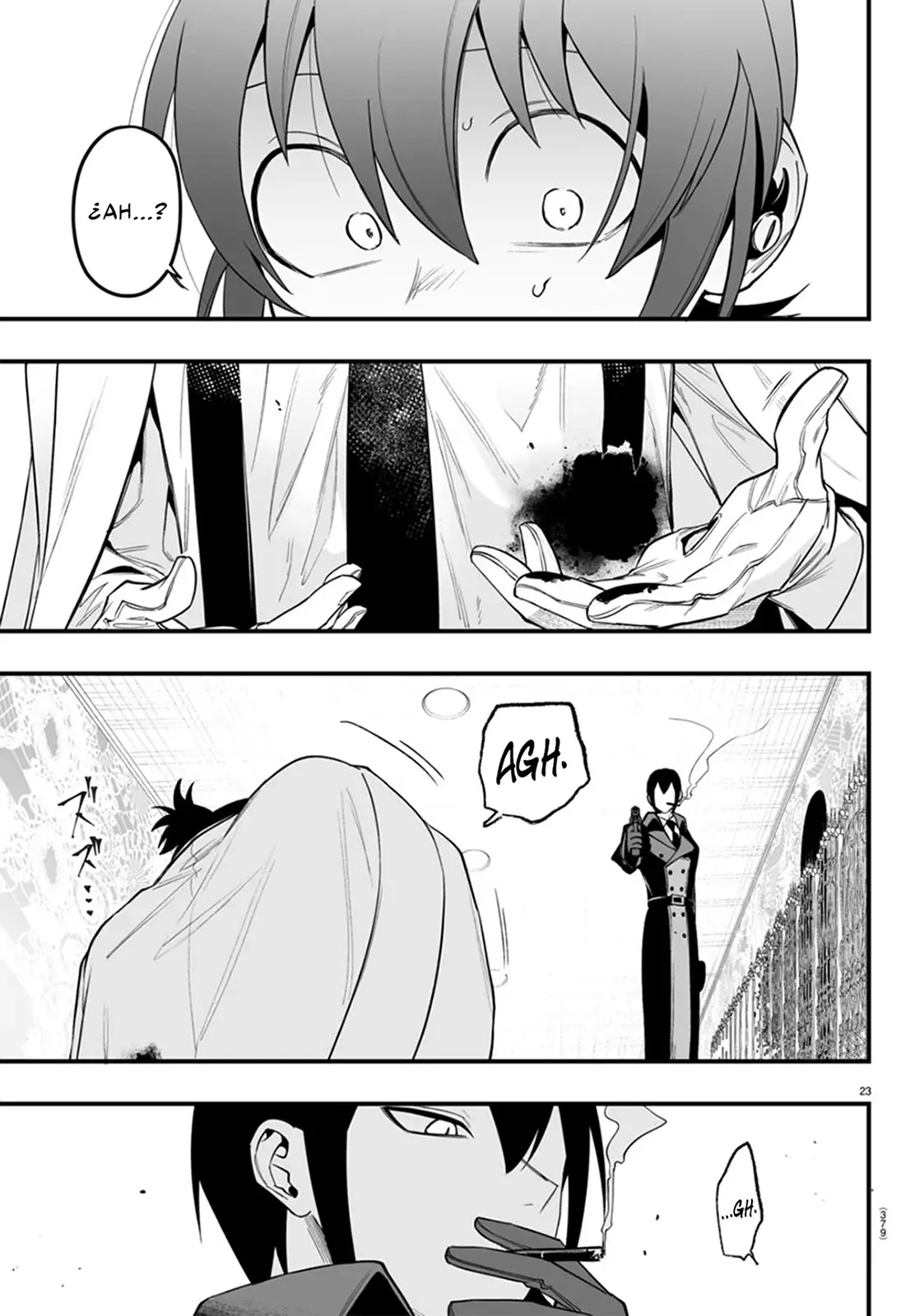 Iruma-kun: if mafia Capitulo 14: De rojo hay que pintar página 26