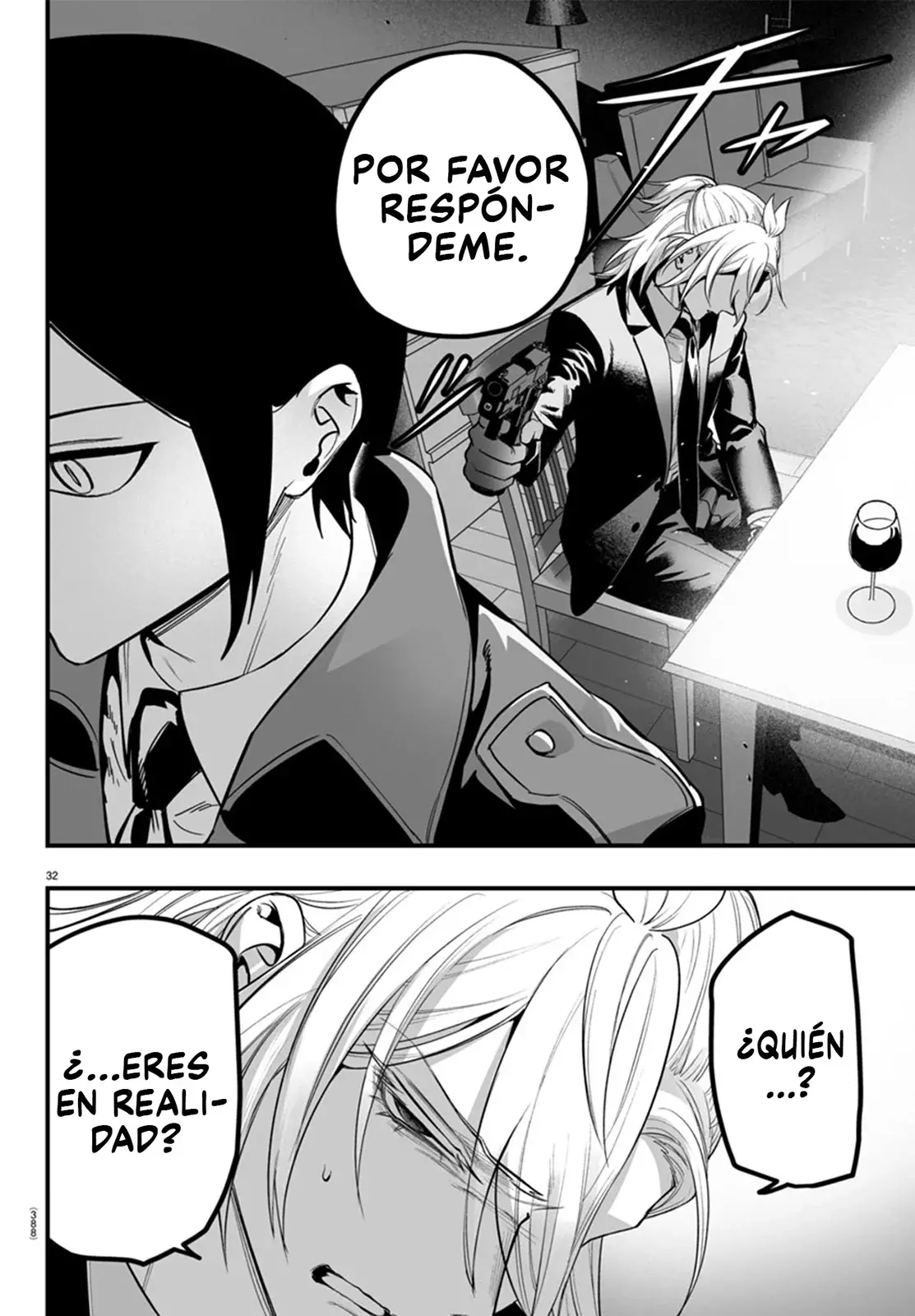 Iruma-kun: if mafia Capitulo 14: De rojo hay que pintar página 35