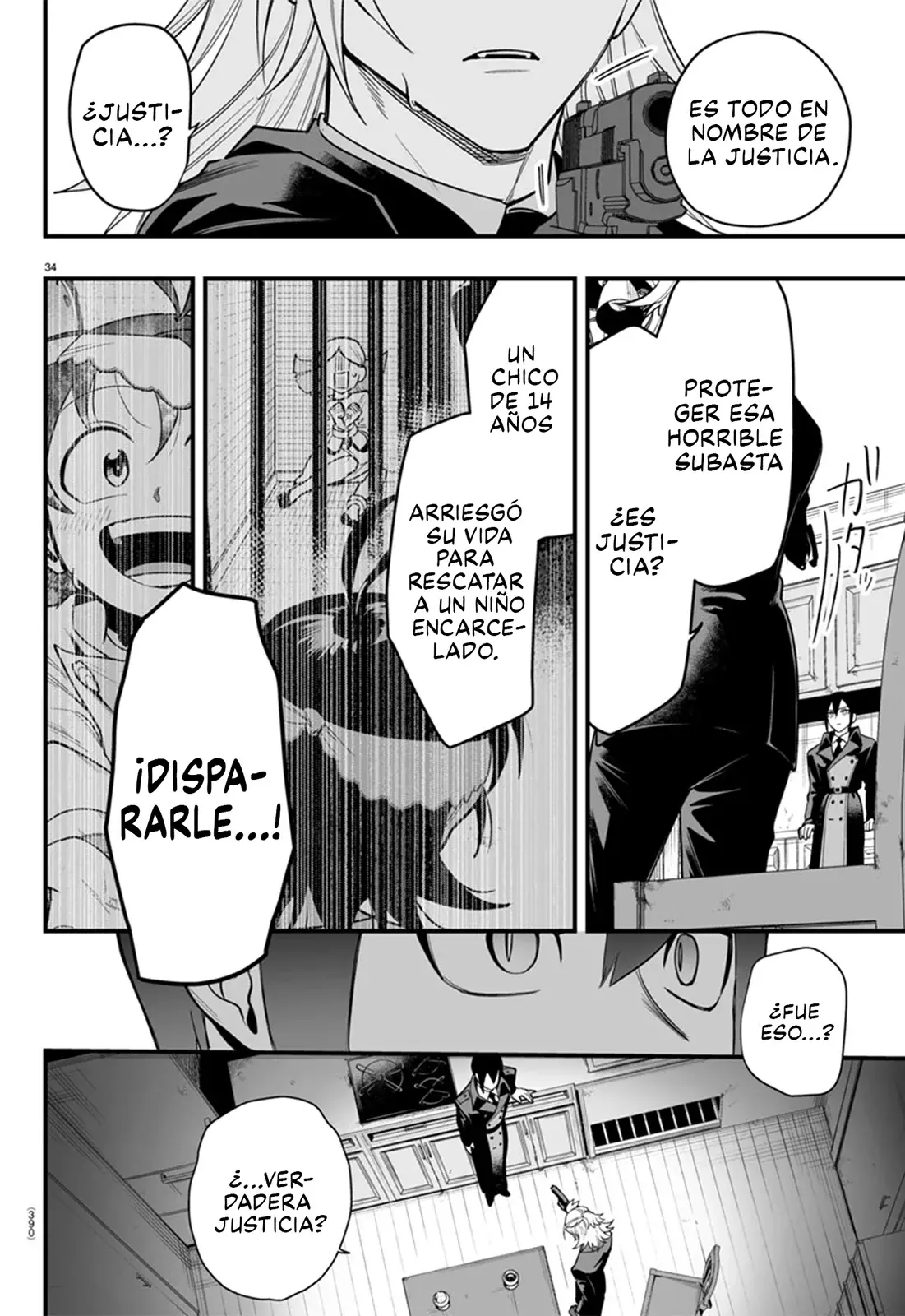 Iruma-kun: if mafia Capitulo 14: De rojo hay que pintar página 37