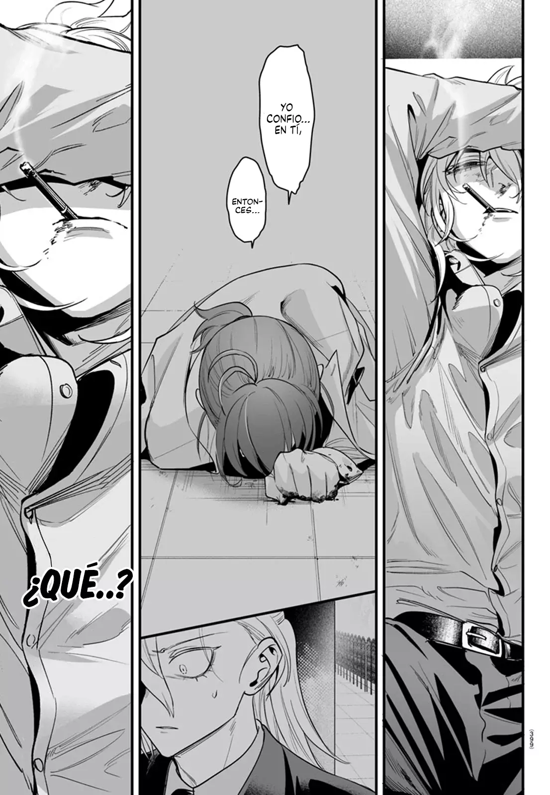 Iruma-kun: if mafia Capitulo 14: De rojo hay que pintar página 45
