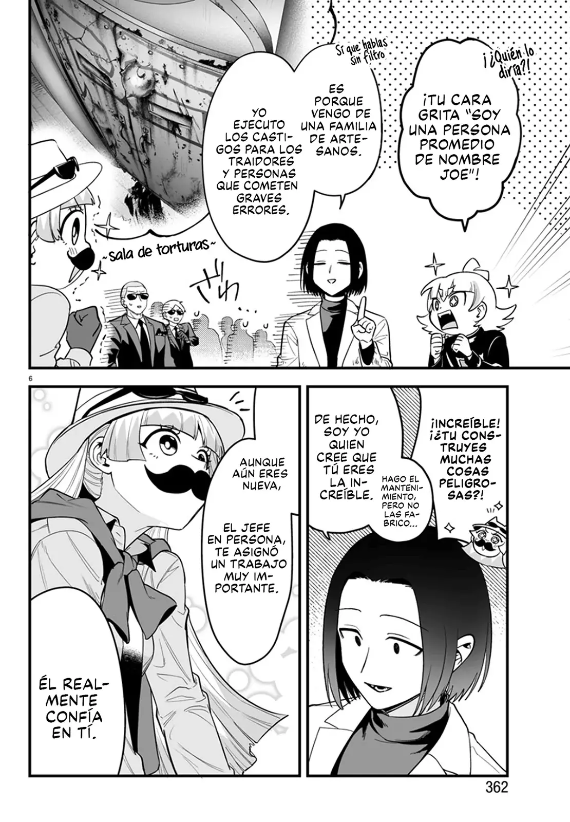 Iruma-kun: if mafia Capitulo 14: De rojo hay que pintar página 9