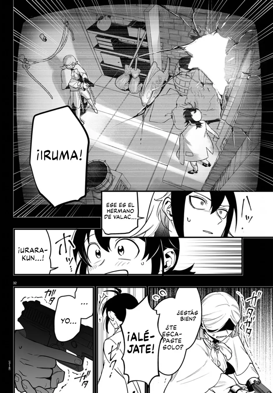 Iruma-kun: if mafia Capitulo 17: Disputa entre hermanos página 34