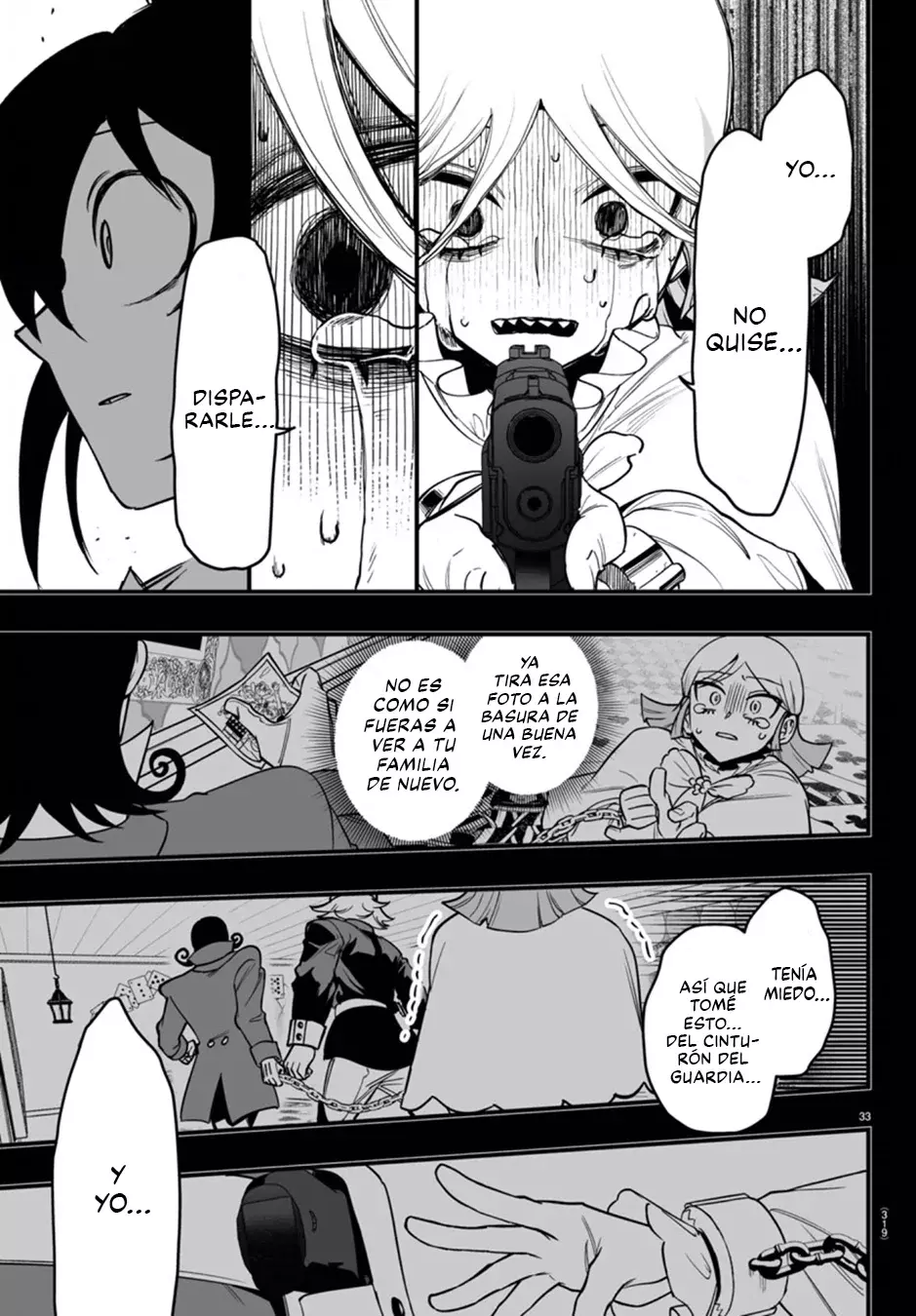 Iruma-kun: if mafia Capitulo 17: Disputa entre hermanos página 35