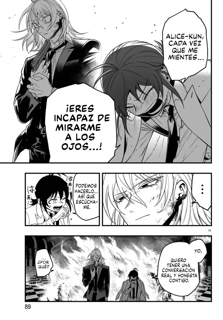 Iruma-kun: if mafia Capitulo 18: Juicio página 15