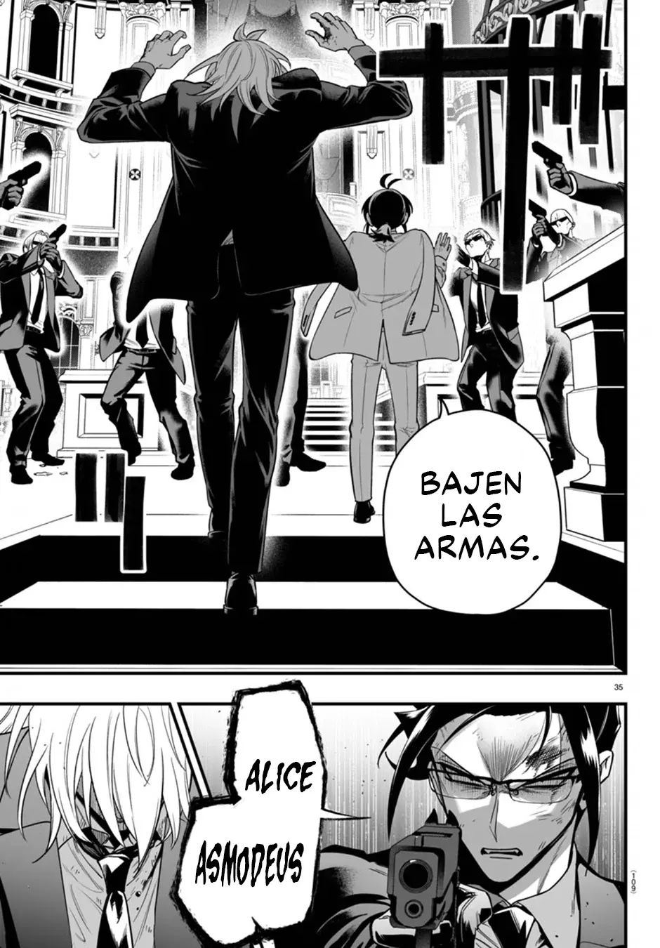 Iruma-kun: if mafia Capitulo 18: Juicio página 33