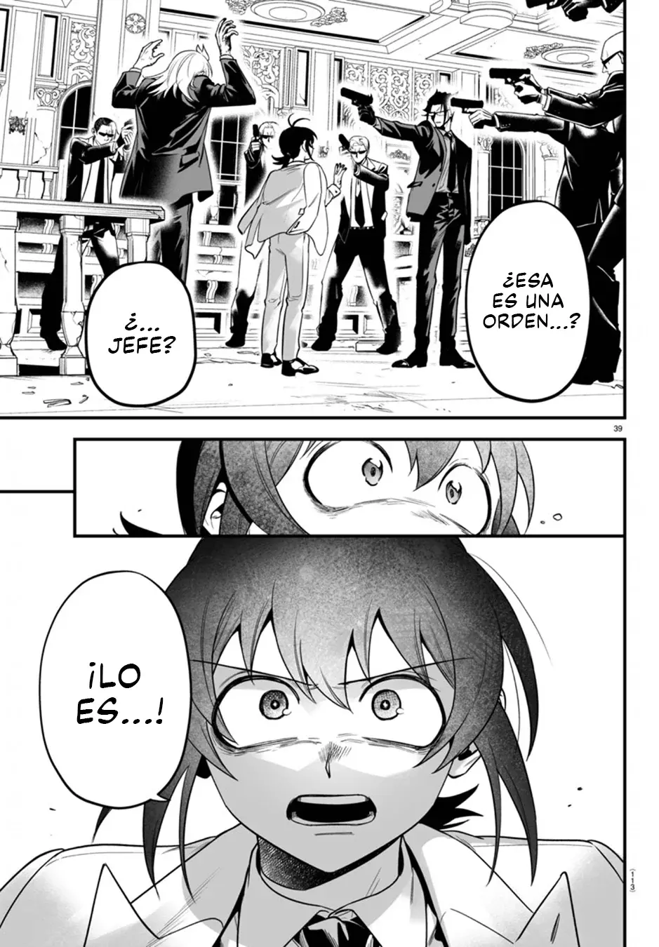 Iruma-kun: if mafia Capitulo 18: Juicio página 37