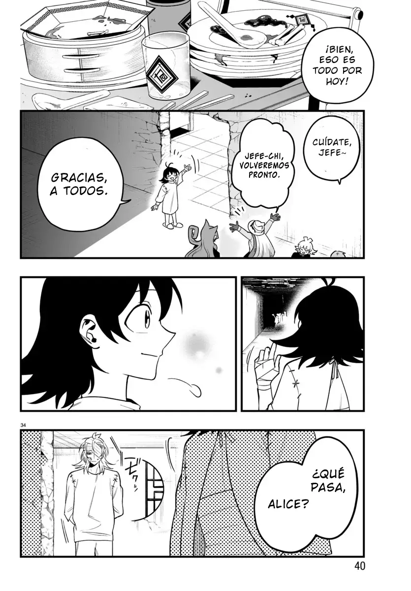 Iruma-kun: if mafia Capitulo 19: Bienvenido a casa página 35