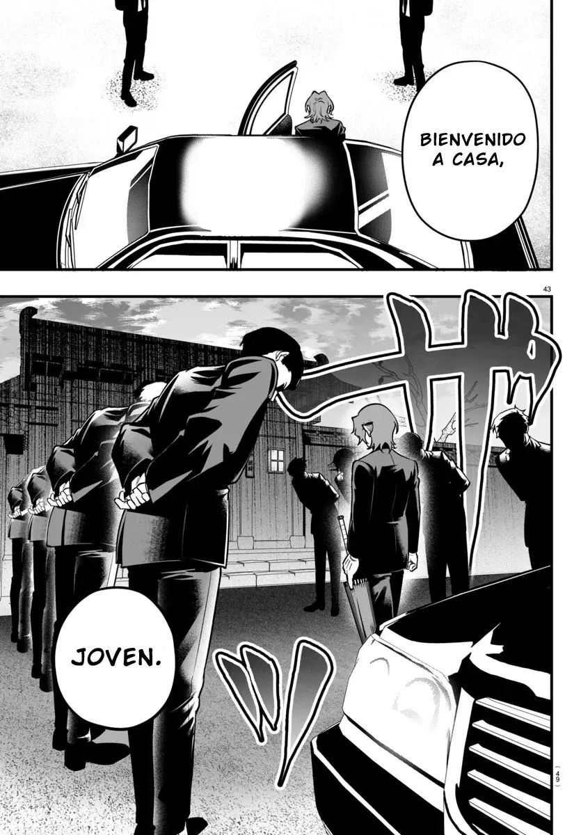 Iruma-kun: if mafia Capitulo 19: Bienvenido a casa página 44