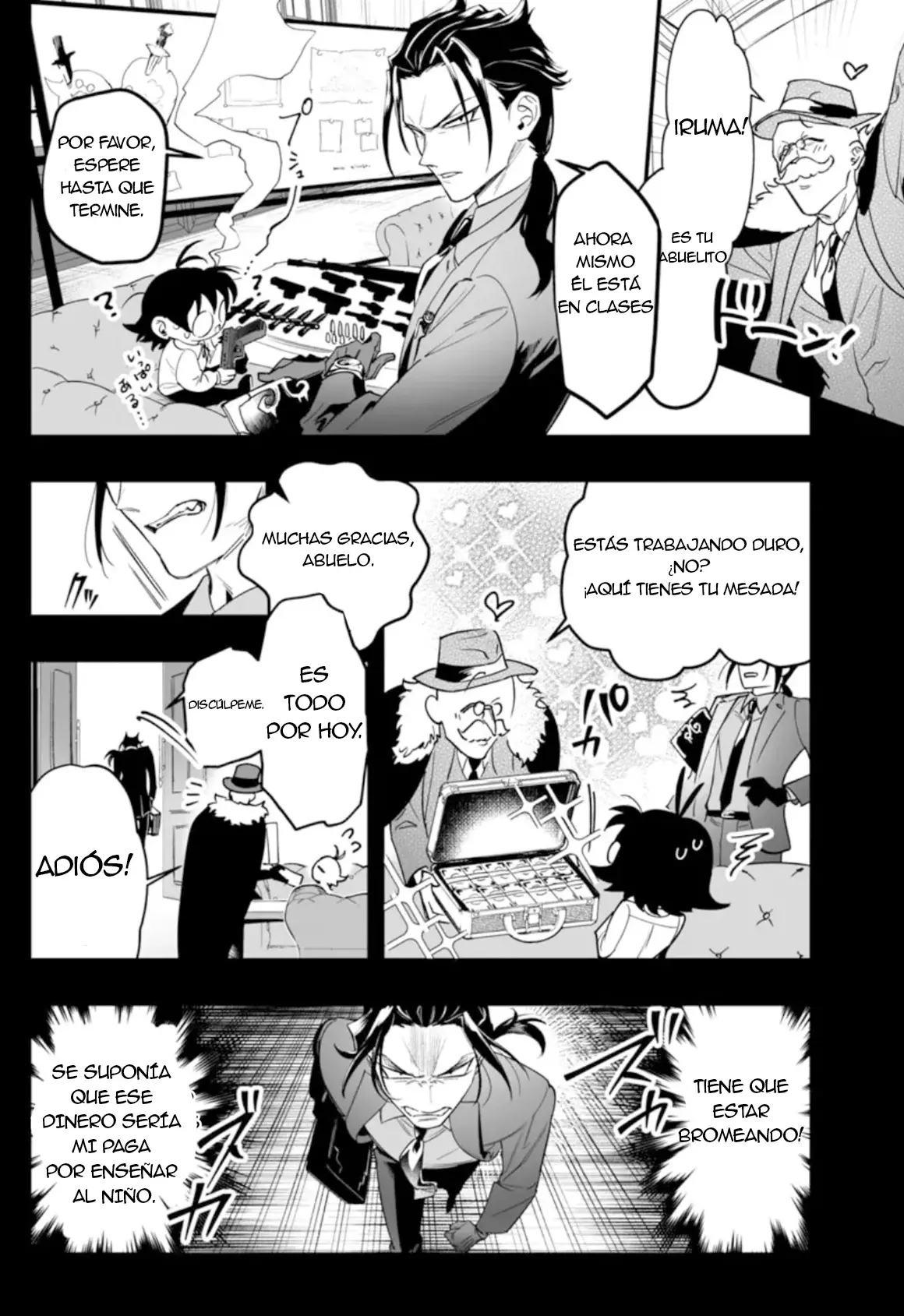 Iruma-kun: if mafia Capitulo 2: La lección del Tesorero página 27