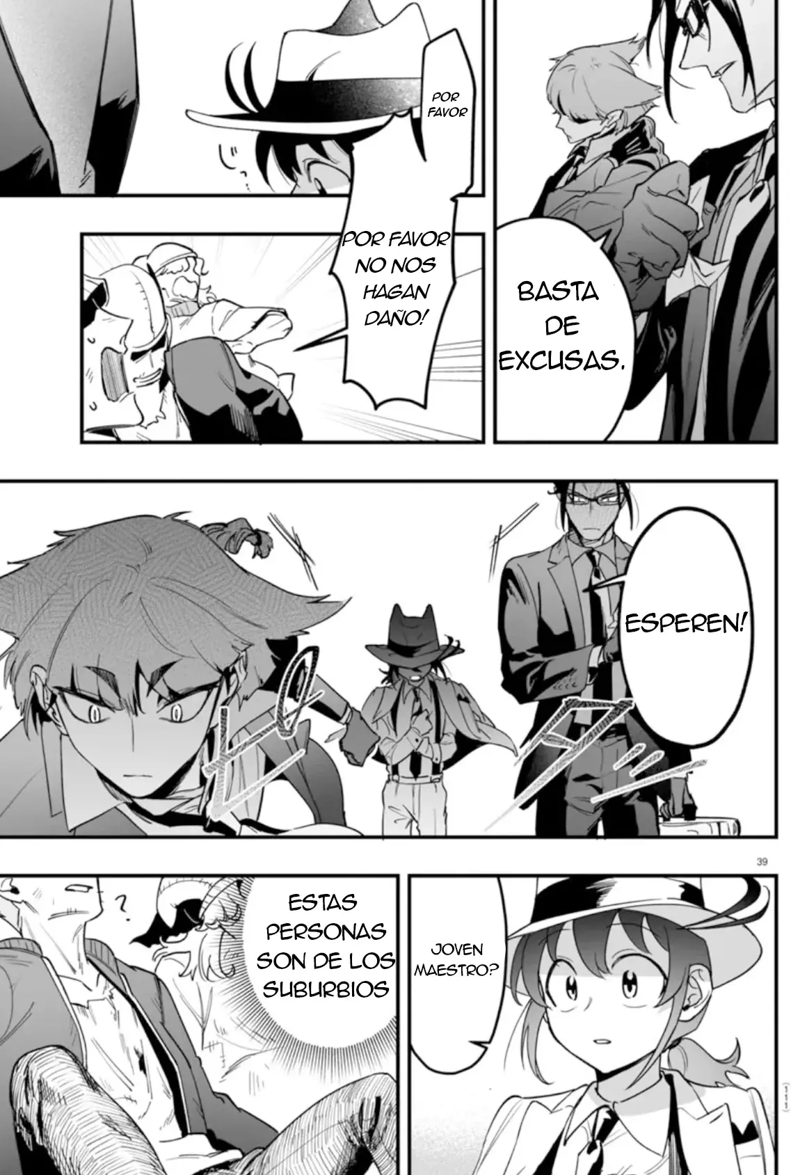 Iruma-kun: if mafia Capitulo 2: La lección del Tesorero página 38