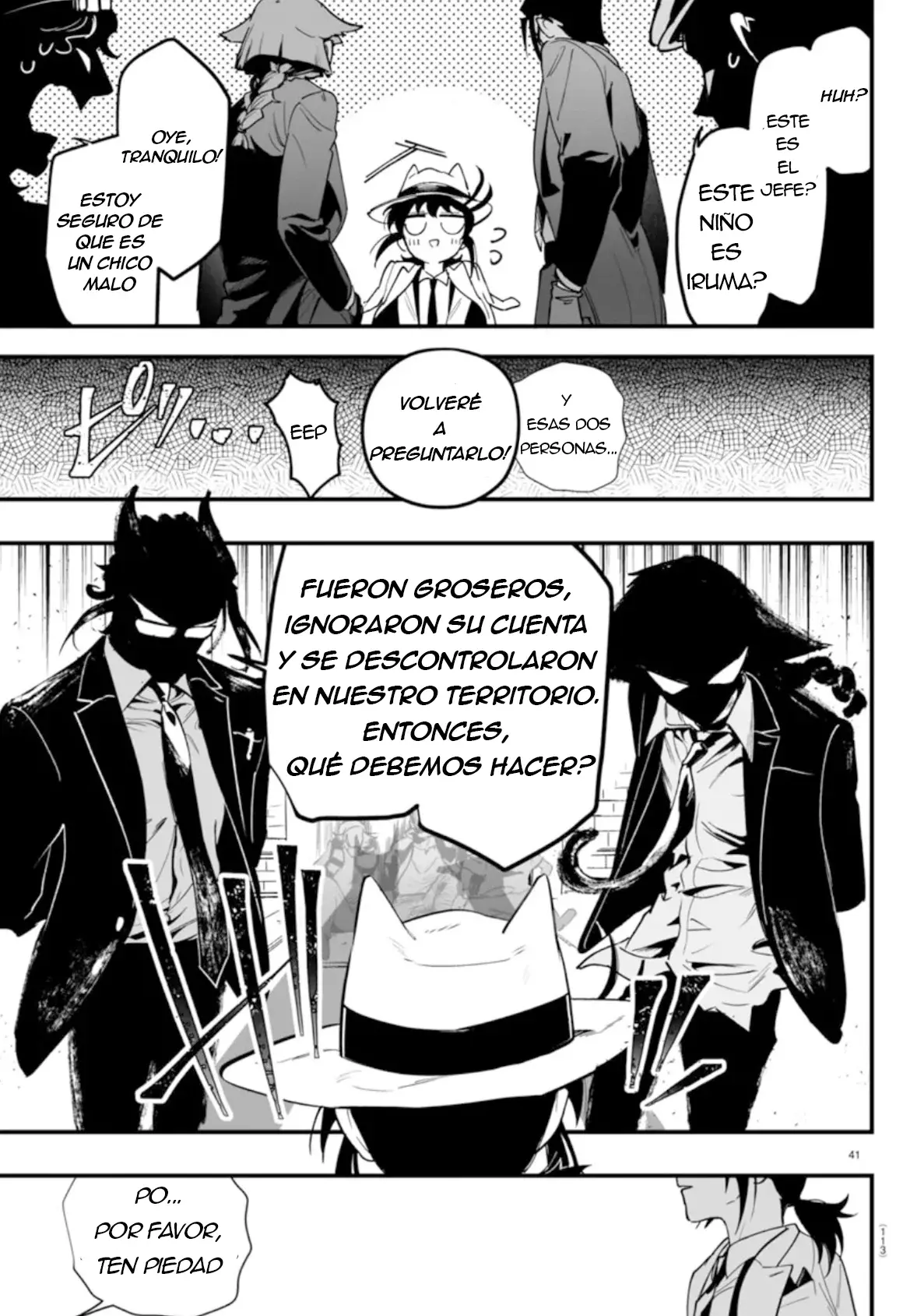 Iruma-kun: if mafia Capitulo 2: La lección del Tesorero página 40