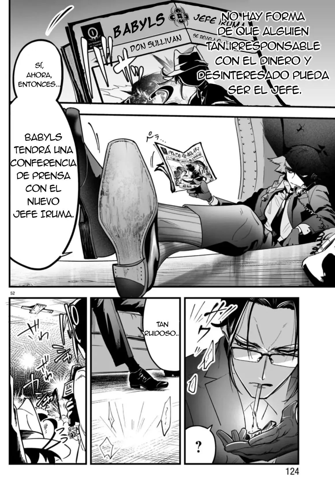 Iruma-kun: if mafia Capitulo 2: La lección del Tesorero página 51