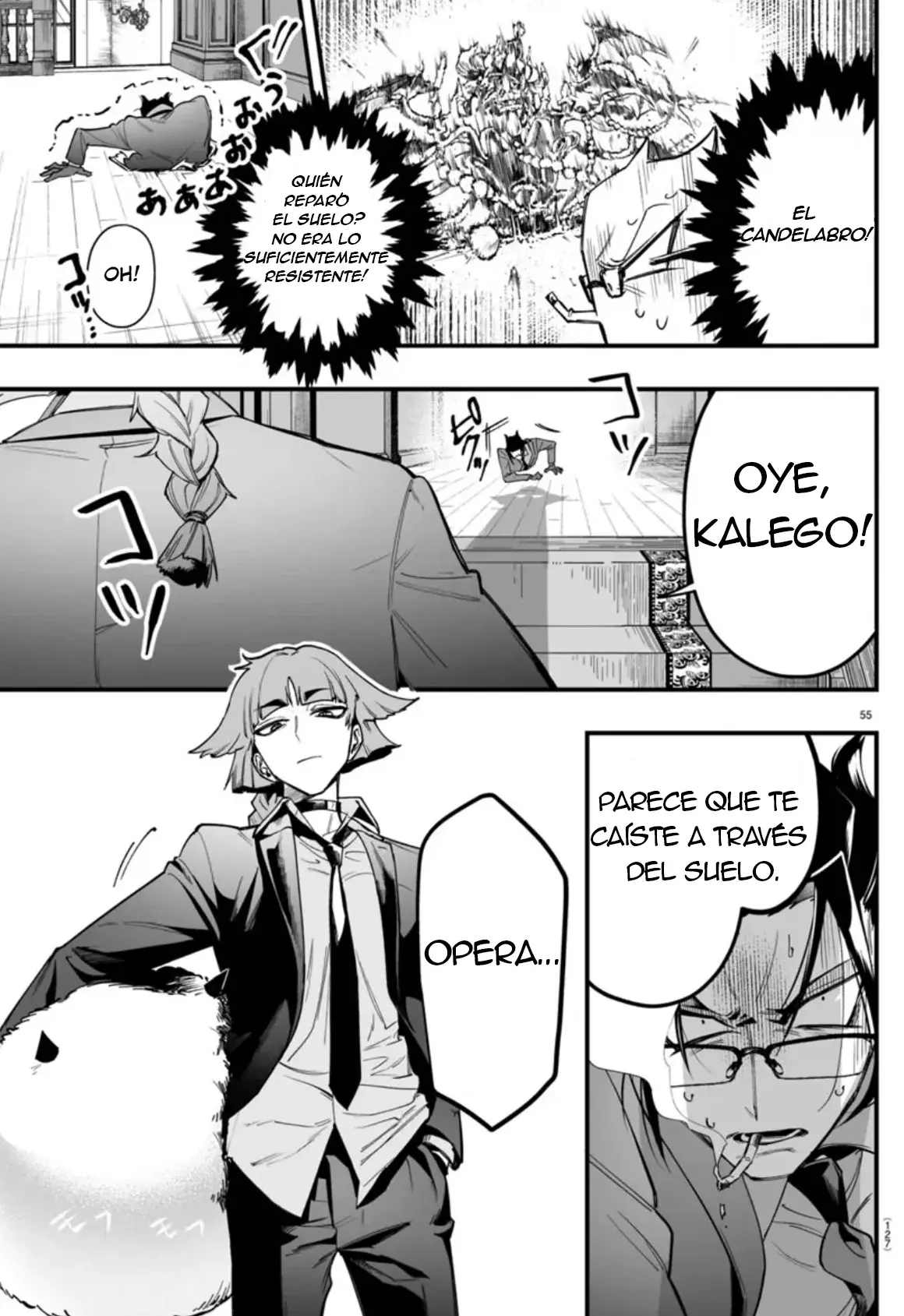 Iruma-kun: if mafia Capitulo 2: La lección del Tesorero página 54