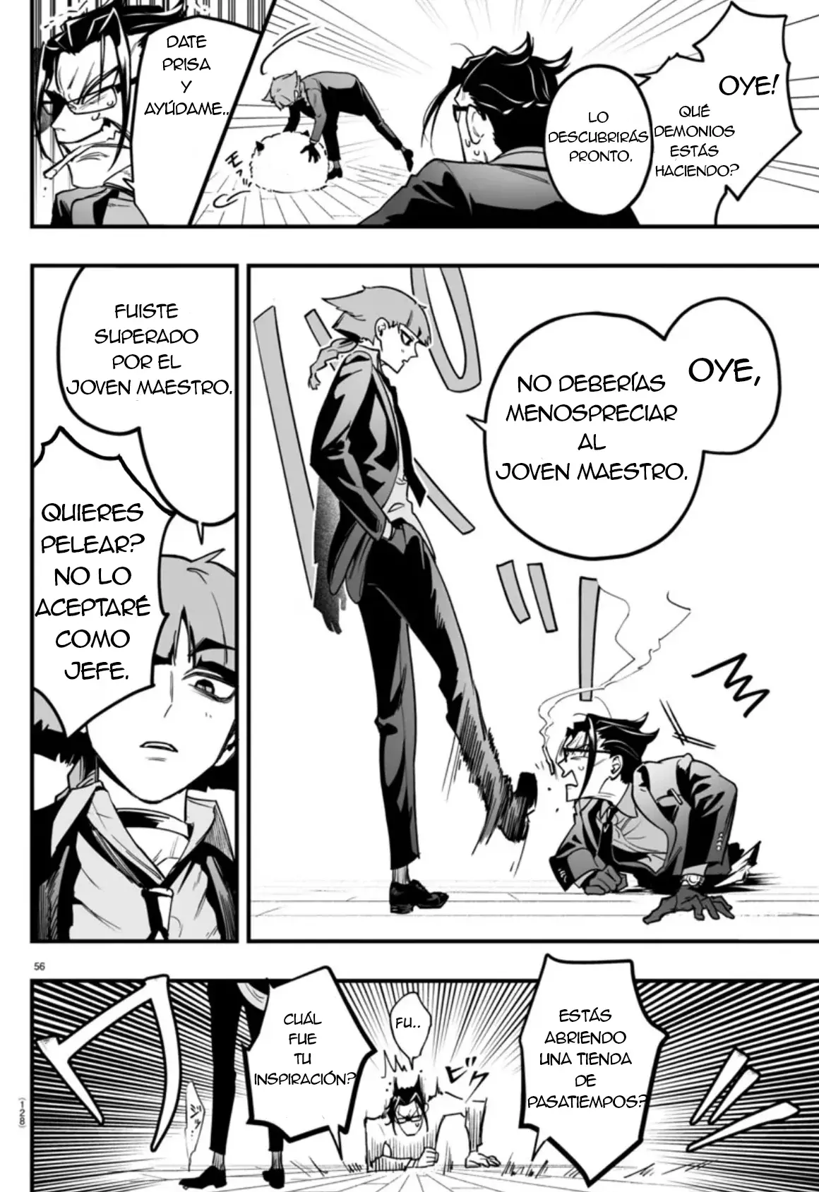 Iruma-kun: if mafia Capitulo 2: La lección del Tesorero página 55