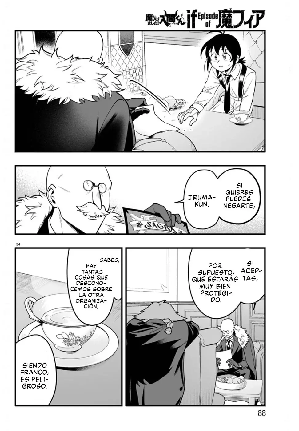 Iruma-kun: if mafia Capitulo 21: Tu manera de ser página 35