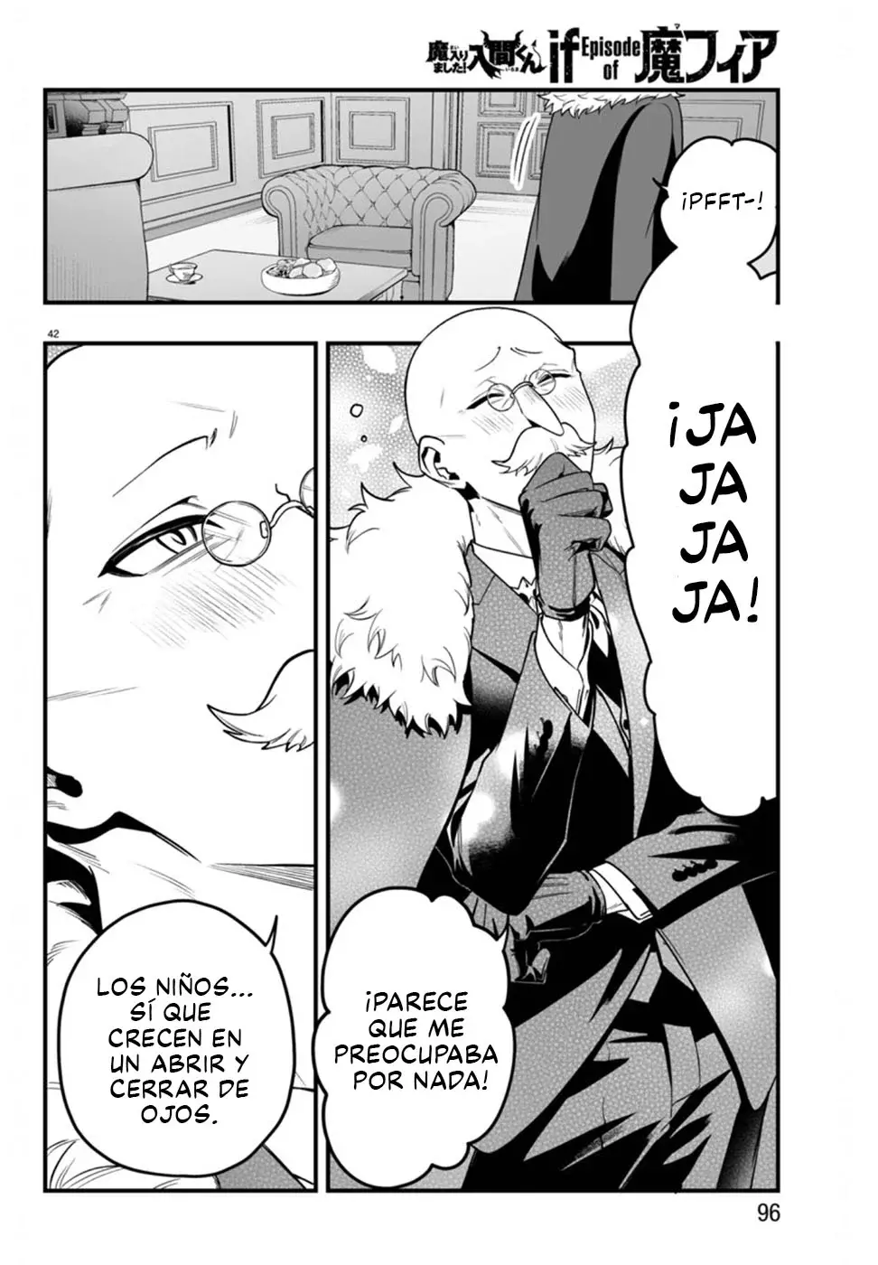 Iruma-kun: if mafia Capitulo 21: Tu manera de ser página 41