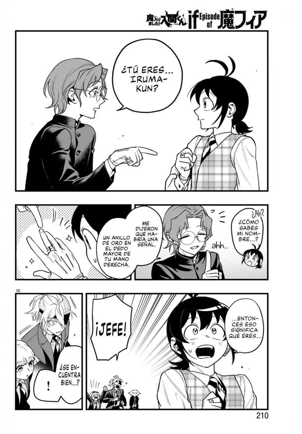 Iruma-kun: if mafia Capitulo 22: Quería ver esa cara página 20