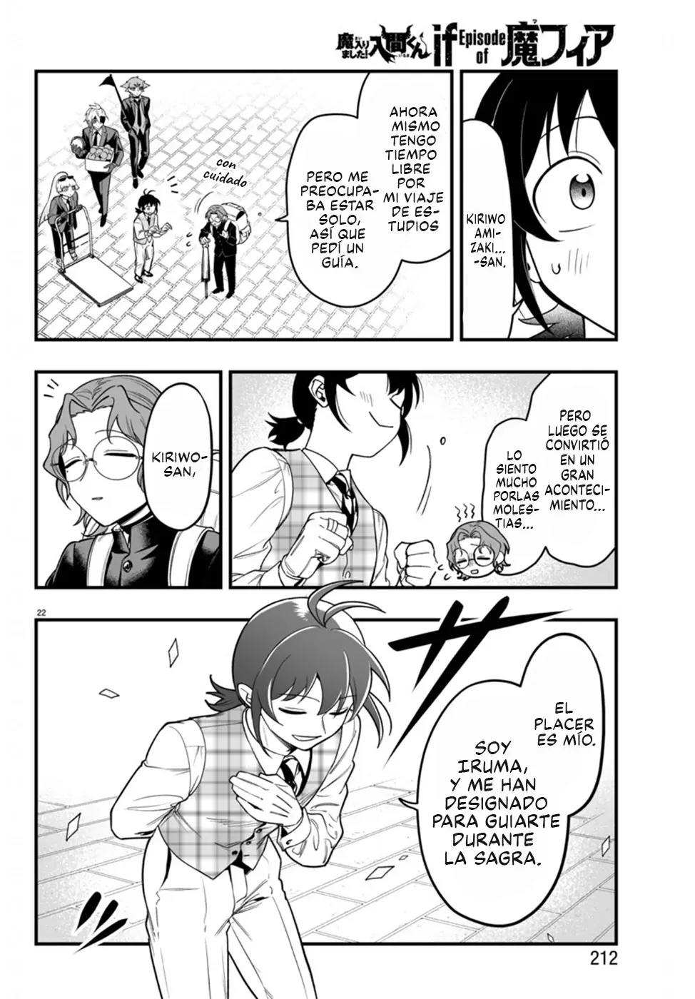 Iruma-kun: if mafia Capitulo 22: Quería ver esa cara página 22