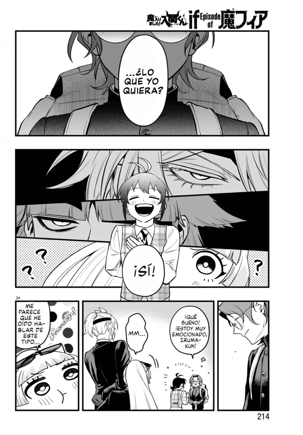 Iruma-kun: if mafia Capitulo 22: Quería ver esa cara página 24